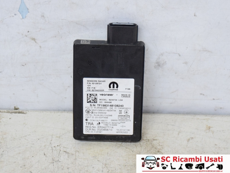 52128723 52128723 CENTRALINA RILEVATORE SPAZIATURA RADAR DI DISTANZA JEEP Renegade Serie diesel