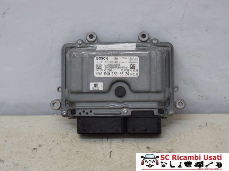 A6401500034 A6401500034 CENTRALINA MOTORE MERCEDES Classe A W169 3° Serie diesel