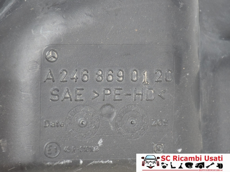 A2468601060 A2468601060 VASCHETTA TERGI ANT MERCEDES Classe A Serie (W176) diesel