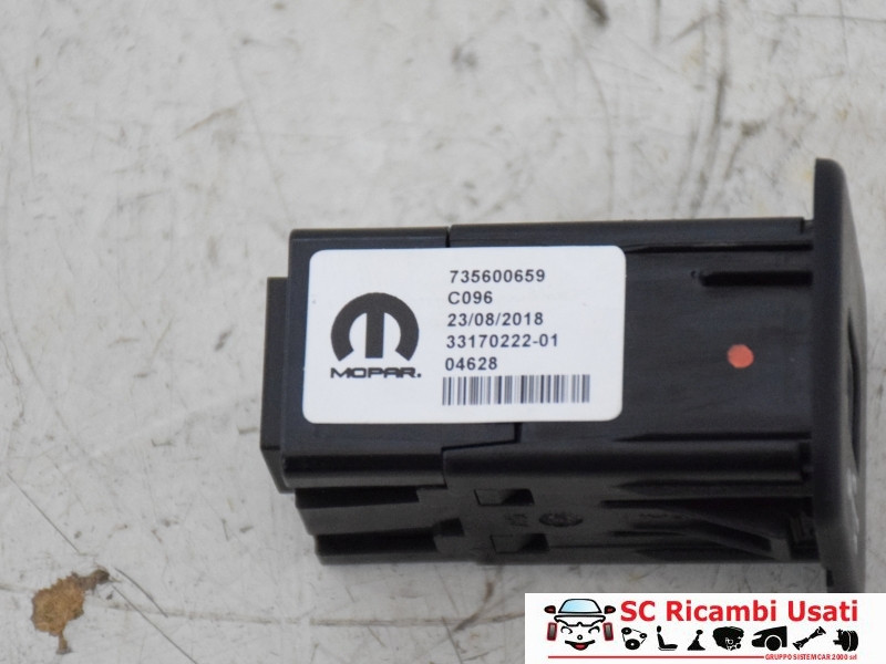 INTERFACCIA PRESA USB/INGRESSO AUX JEEP Renegade Serie 735600659 (14>18)