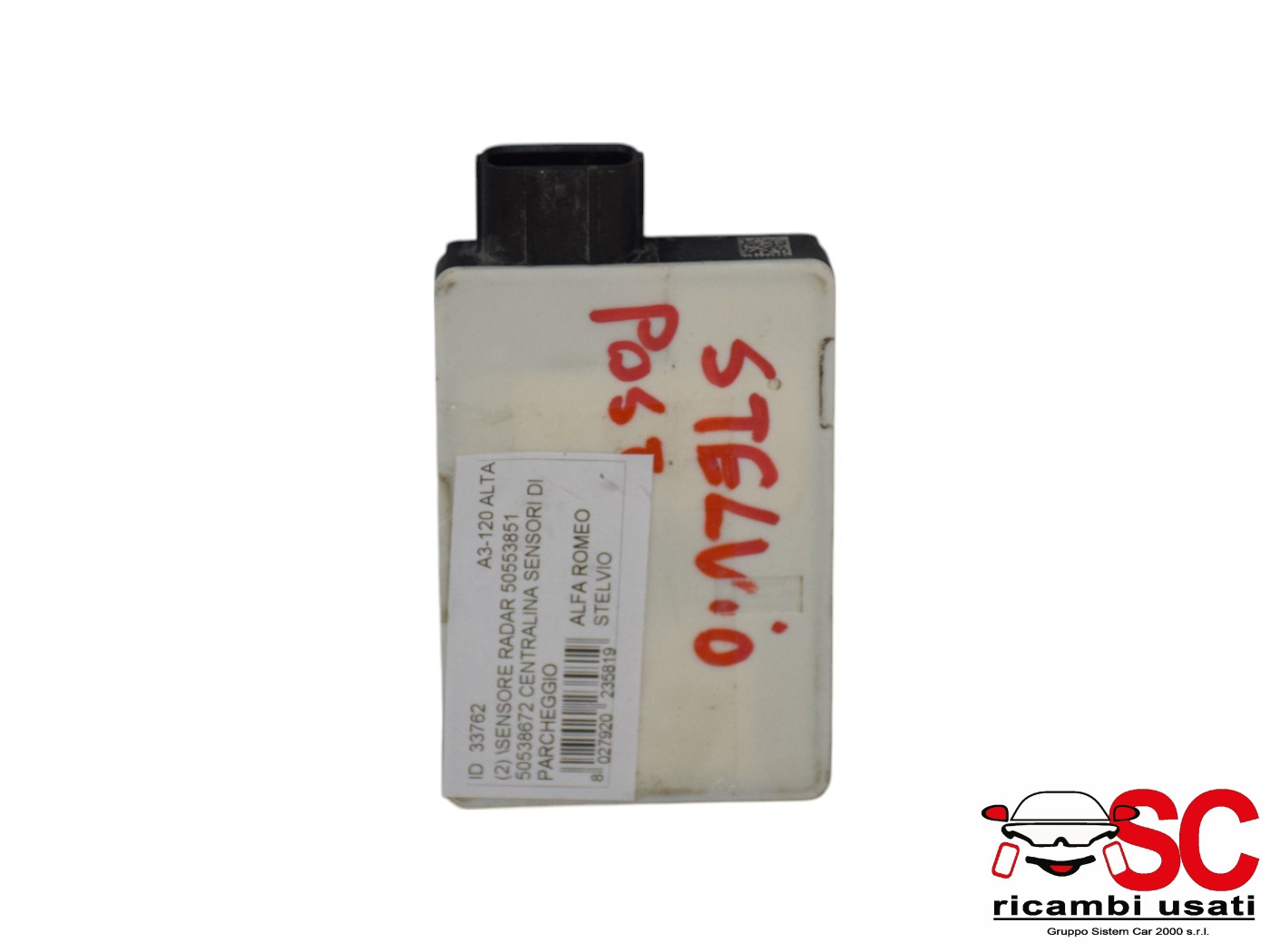 50553851 50553851 CENTRALINA RILEVATORE SPAZIATURA RADAR DI DISTANZA ALFA ROMEO Stelvio Serie (949_) diesel