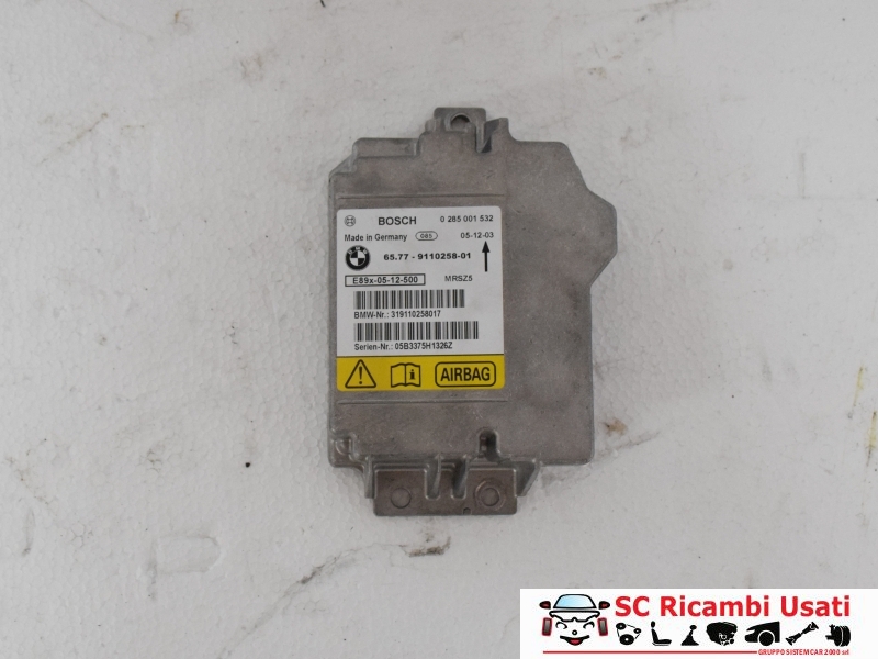 Centralina Airbag Bmw Serie 3 E90 65779110258 0285001532 - 24377 Centralina Airbag Bmw Serie 3 E90 65779110258 0285001532 - 24377