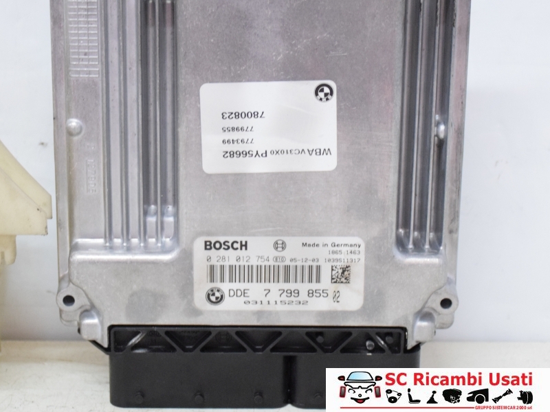 Centralina Iniezione Motore Bmw 320d 7799855 0281012754 - 24468 Centralina Iniezione Motore Bmw 320d 7799855 0281012754 - 24468