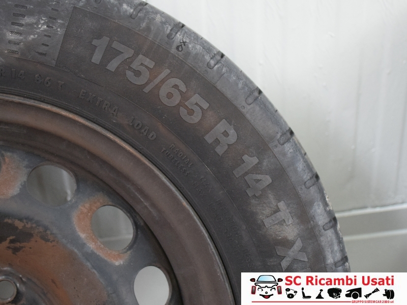 Kit 2 Cerchi In Ferro 14 Fiat 500  - 29529