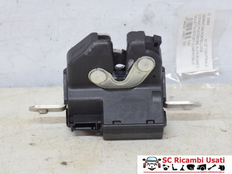 Serratura Portellone Fiat 500 55701971 - 30855