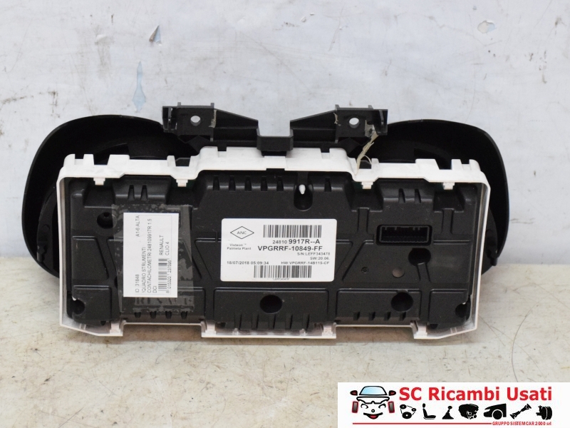 Quadro Strumenti Renault Clio 4 1.5 Dci 248109917R - 31848