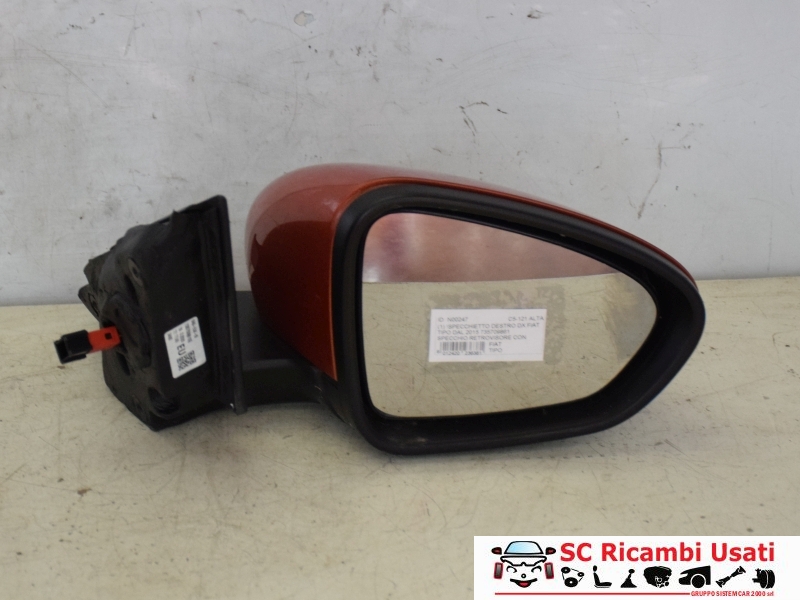 Specchietto Destro Fiat Tipo Dal 2015 735709861 - N00247 Specchietto Destro Fiat Tipo Dal 2015 735709861 - N00247