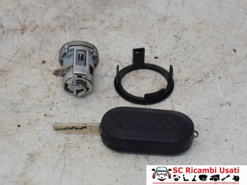 51800628 BLOCCHETTO ACCENSIONE CON CHIAVE PIU FIAT 500 Serie diesel