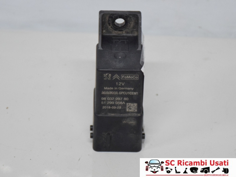 9803299780 CENTRALINA PRERISCALDAMENTO CANDELETTE OPEL Crossland Serie (X) diesel