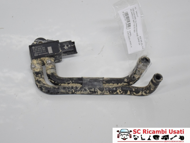 9677816180 9677816180 SENSORE DI PRESSIONE OPEL Crossland Serie (X) diesel