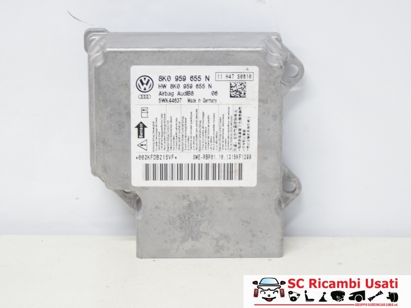 Centralina Airbag Audi A4 8v 8K0959655N 5WK44637 - 14375 Centralina Airbag Audi A4 8v 8K0959655N 5WK44637 - 14375