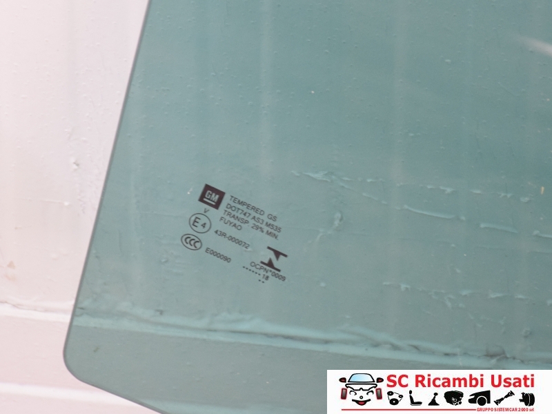 Vetro Scendente Posteriore Destro Opel Crossland X  - 33432