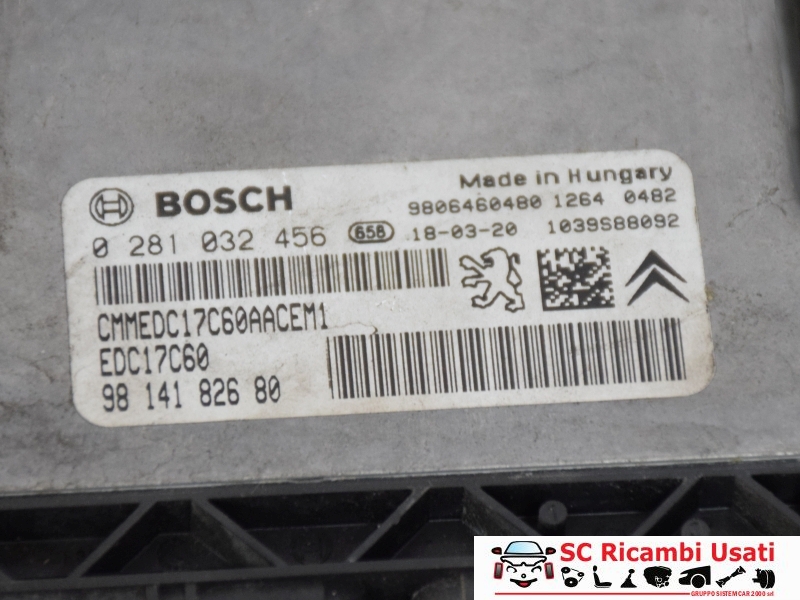 Kit Accensione Opel Crossland X 9814182680 0281032456 - 34196 Kit Accensione Opel Crossland X 9814182680 0281032456 - 34196