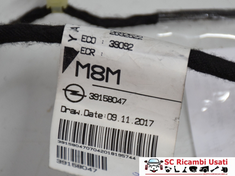 Cablaggio Porta Anteriore Dx Opel Crossland X 39158047 - 34337