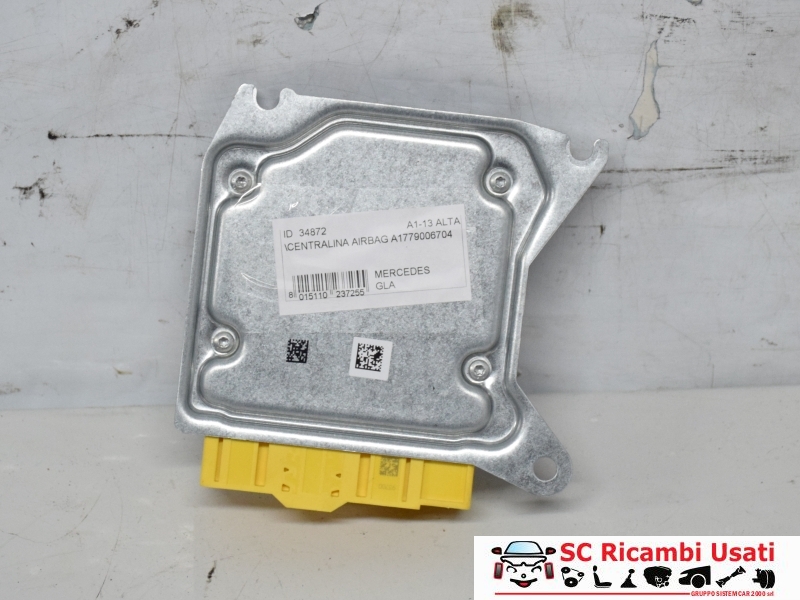 Centralina Airbag Mercedes Gla A1779006704 - 34872