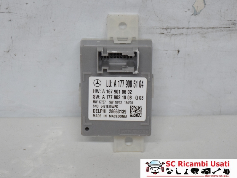 Centralina Illuminazione Mercedes Gla A1779005104 - 34876 Centralina Illuminazione Mercedes Gla A1779005104 - 34876
