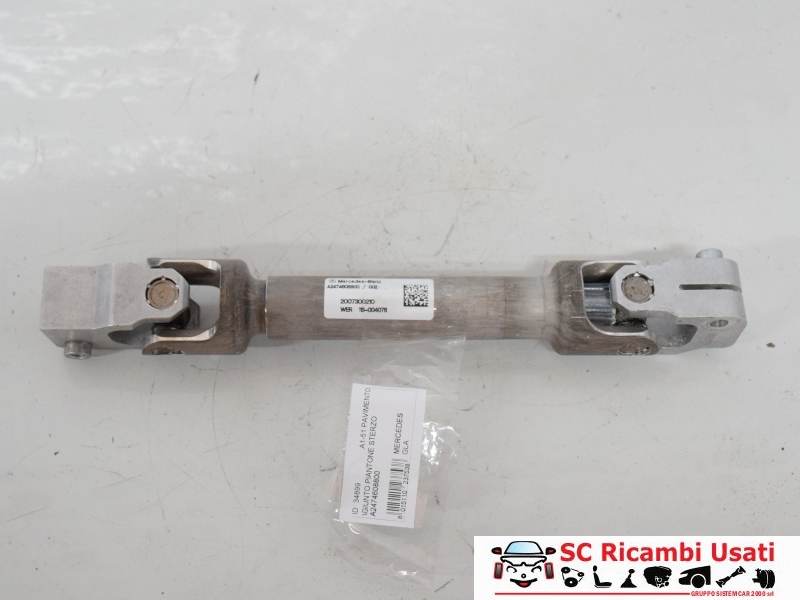 Giunto Piantone Sterzo Mercedes Gla 200d A2474608800 - 34899