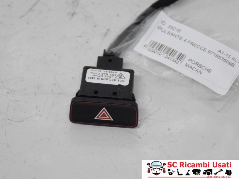Pulsante 4 Frecce Porsche Macan 971953509B - 35216 Pulsante 4 Frecce Porsche Macan 971953509B - 35216