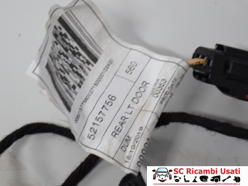 Cablaggio Porta Posteriore Sinistra Jeep Compass 52149655