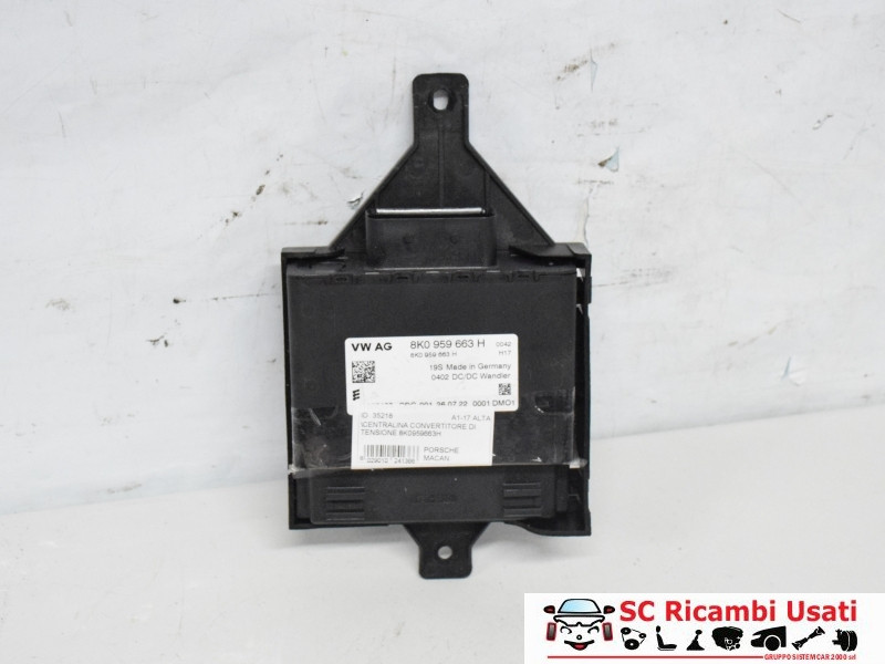 8K0959663H 8K0959663H CENTRALINA STABILIZZATORE DI TENSIONE PORSCHE Macan Serie (18>) benzina