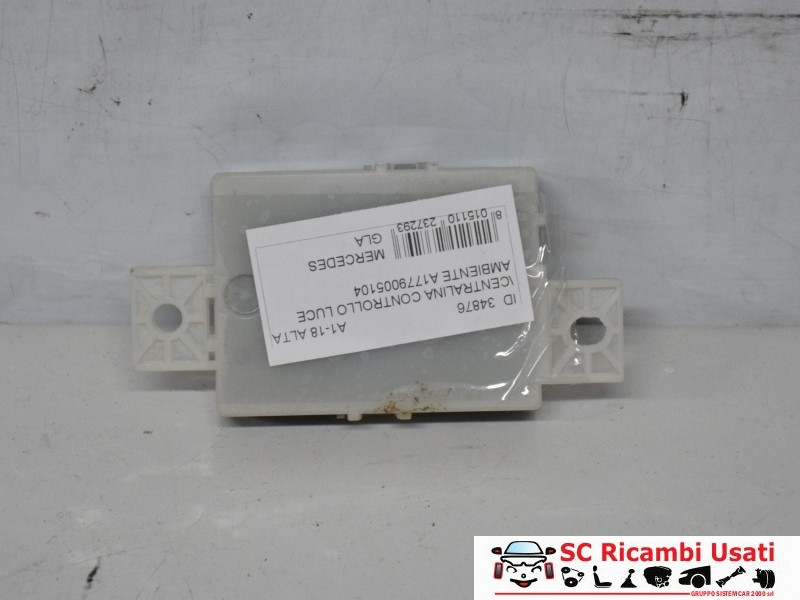 CENTRALINA REGOLAZIONE DI ILLUMINAZIONE MERCEDES GLA Serie (H247) A1779005104 (20>)
