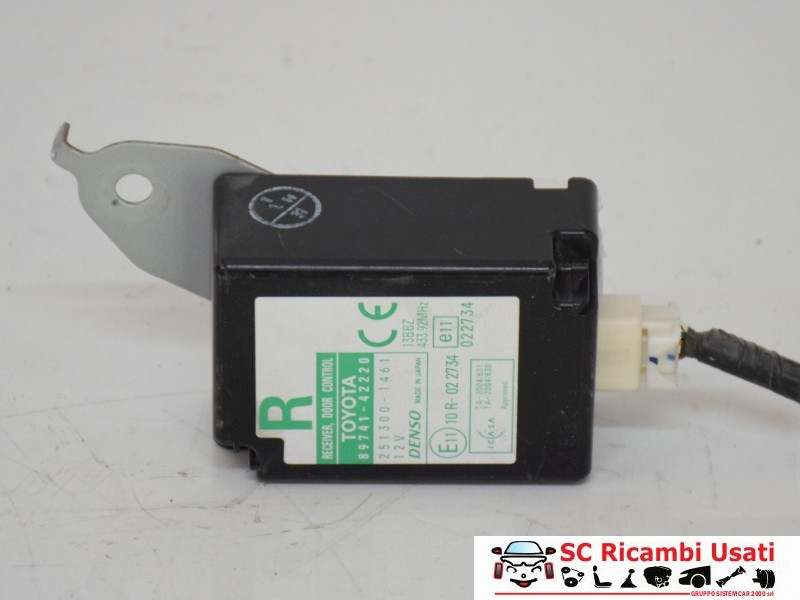 8974142220 CENTRALINA CHIUSURA CENTRALIZZATA TOYOTA Rav4 4° Serie diesel