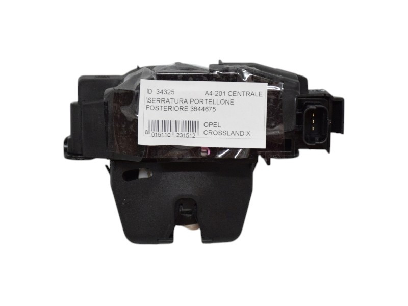 SERRATURA PORTELLONE POSTERIORE OPEL Crossland Serie (X) 3644675 (17>)