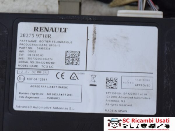 Centralina Telematica Tcu Renault Zoe 282759718R