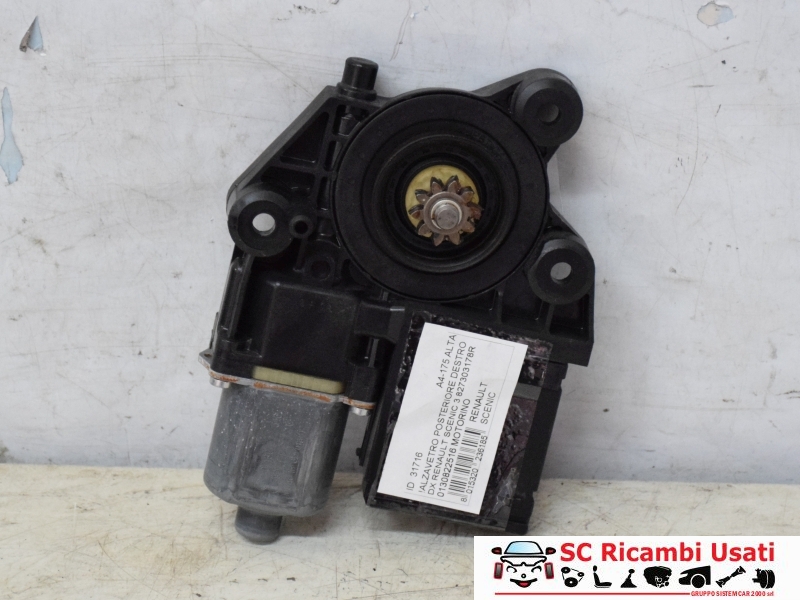 Alzavetro Posteriore Destro Renault Scenic 3 827303178R - 31716 Alzavetro Posteriore Destro Renault Scenic 3 827303178R - 31716