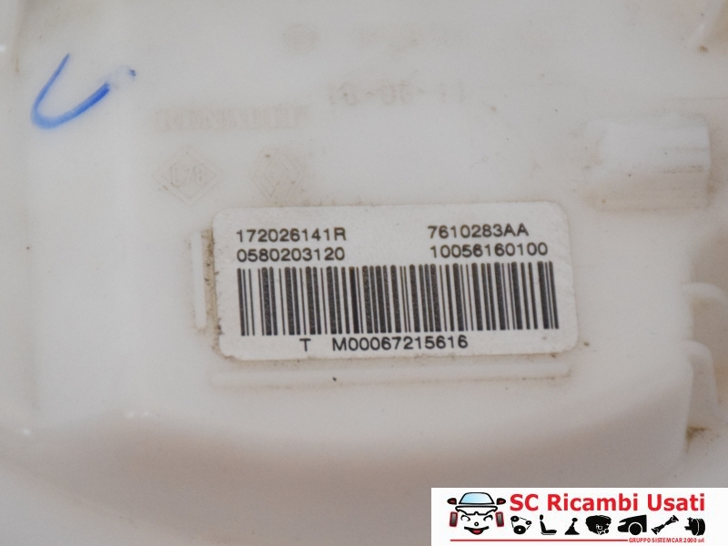 Pompa Serbatoio Gasolio Renault Scenic 3 1.6 Dci 172026141R - 31738 Pompa Serbatoio Gasolio Renault Scenic 3 1.6 Dci 172026141R - 31738