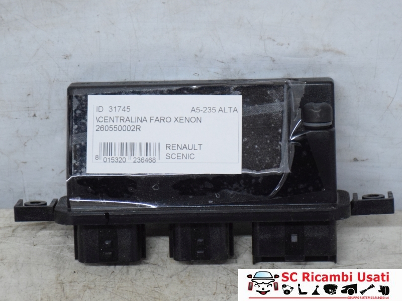 Centralina Faro Xenon Renault Scenic 3 260550002R - 31745