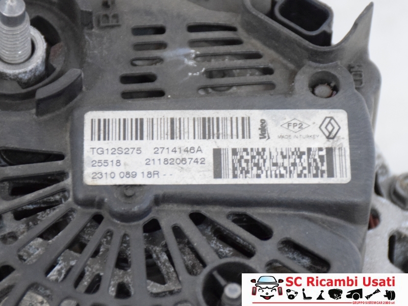 Alternatore Renault Clio 4 1.5 Dci 231008918R - 31924 Alternatore Renault Clio 4 1.5 Dci 231008918R - 31924