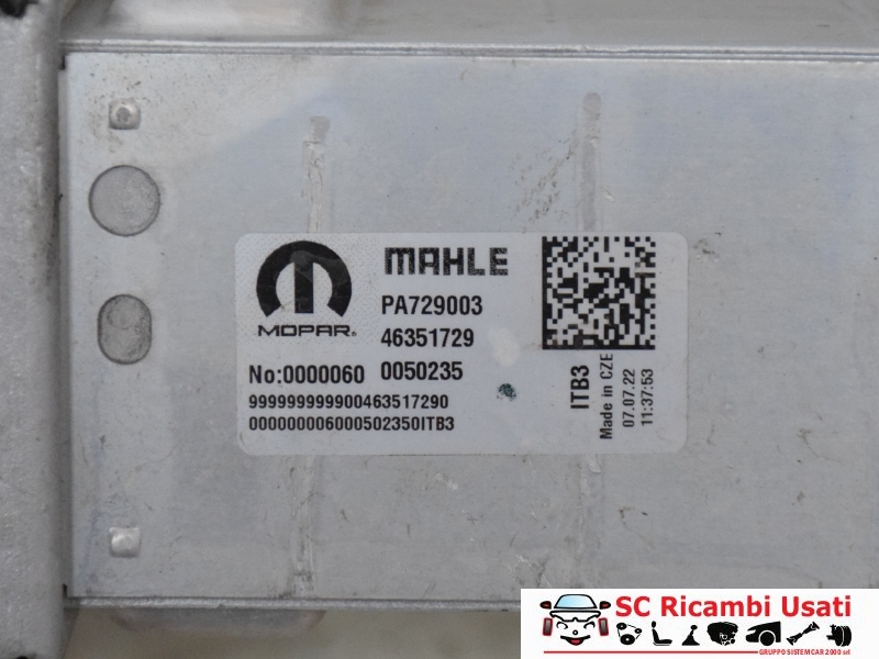 Intercooler Jeep Compass 1.5 46351729 46353682 - 32930 Intercooler Jeep Compass 1.5 46351729 46353682 - 32930