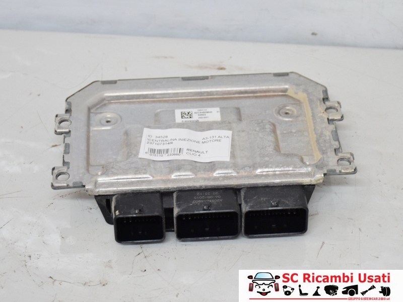 Centralina Motore Renault Clio 4 1.2 Benzina 237107314R - 34528