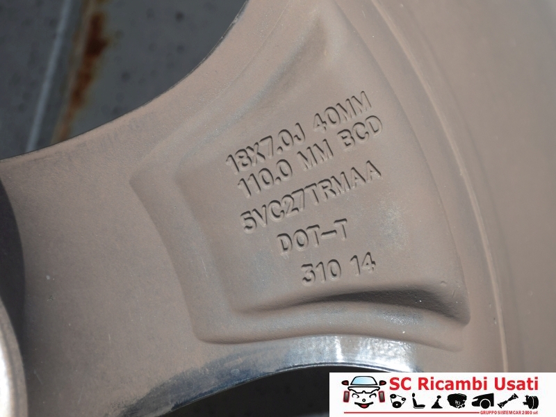 4 Cerchi In Lega R18 Jeep Compass 5VC27TRMAA - 35326