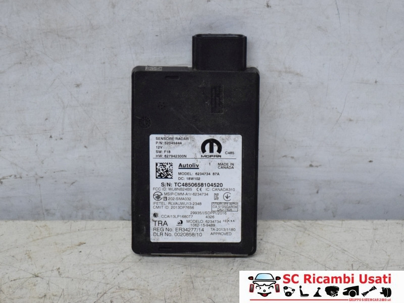 52049444 CENTRALINA RILEVATORE SPAZIATURA RADAR DI DISTANZA JEEP Renegade Serie diesel