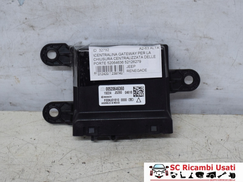 52064636 CENTRALINA GATEWAY JEEP Renegade Serie diesel