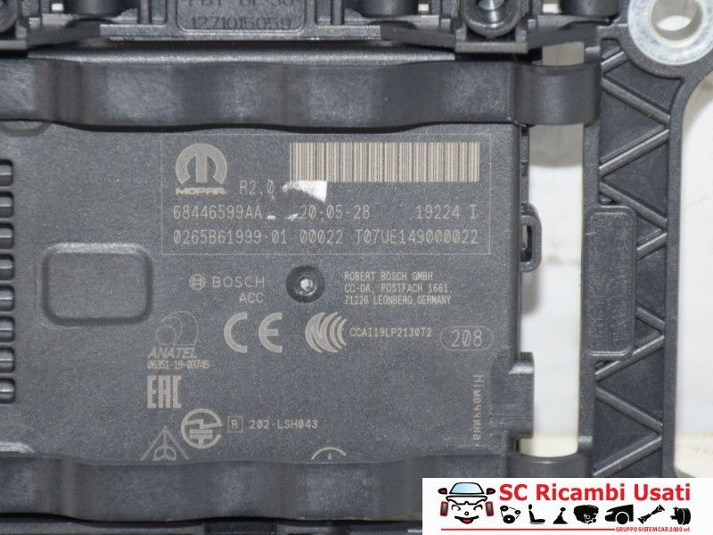 68446599AA 68446599AA CENTRALINA SENSORE RADAR ANTICOLLISIONE JEEP Compass Serie diesel