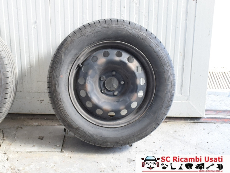 CERCHI IN FERRO FIAT 500 X Serie (15>)