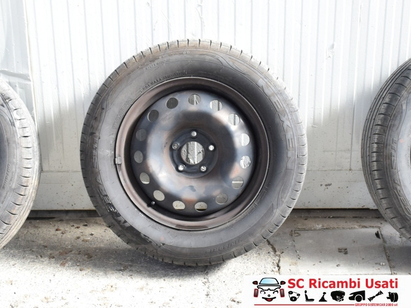 CERCHI IN FERRO FIAT 500 X Serie (15>)