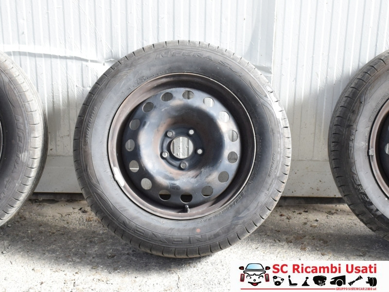 CERCHI IN FERRO FIAT 500 X Serie (15>)