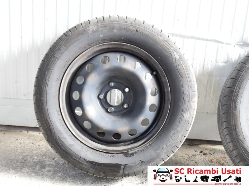 CERCHI IN FERRO FIAT 500 X Serie (15>)