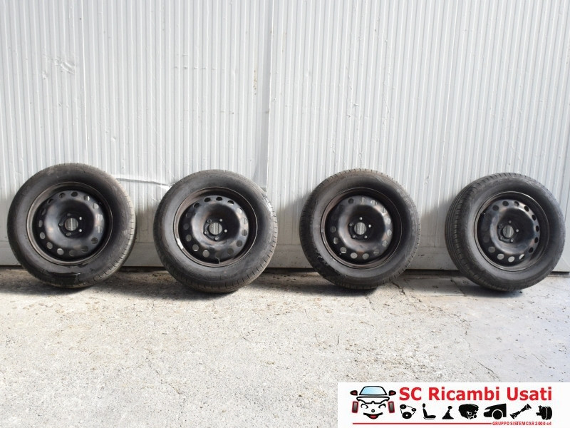 CERCHI IN FERRO FIAT 500 X Serie (15>)
