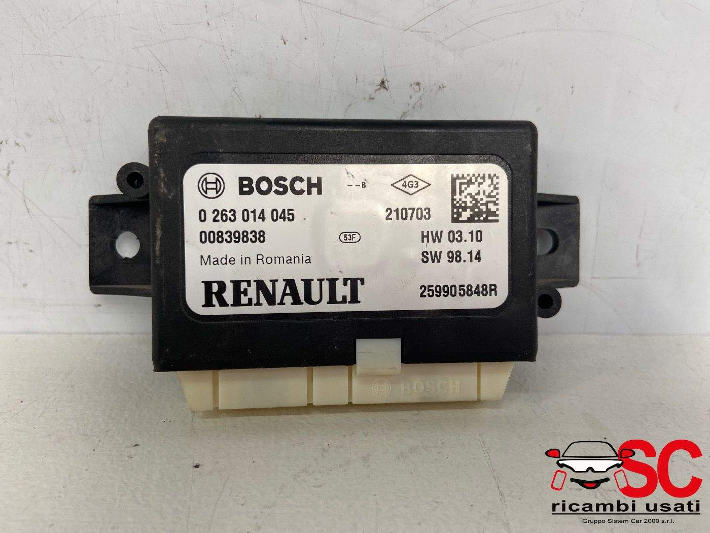 CENTRALINA SENSORI DI PARCHEGGIO RENAULT Clio Serie IV 259905848R (12>19)