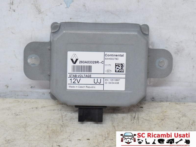 293A03329R 293A03329R CENTRALINA STABILIZZATORE DI TENSIONE RENAULT Scenic Serie diesel