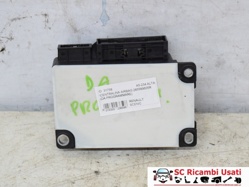 CENTRALINA AIRBAG RENAULT Scenic Serie 285589605R (09>16)