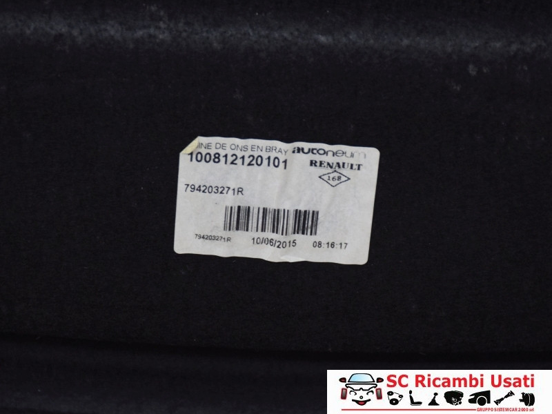 CAPPELLIERA POSTERIORE RENAULT ZOE Serie 794203271R (13>18)