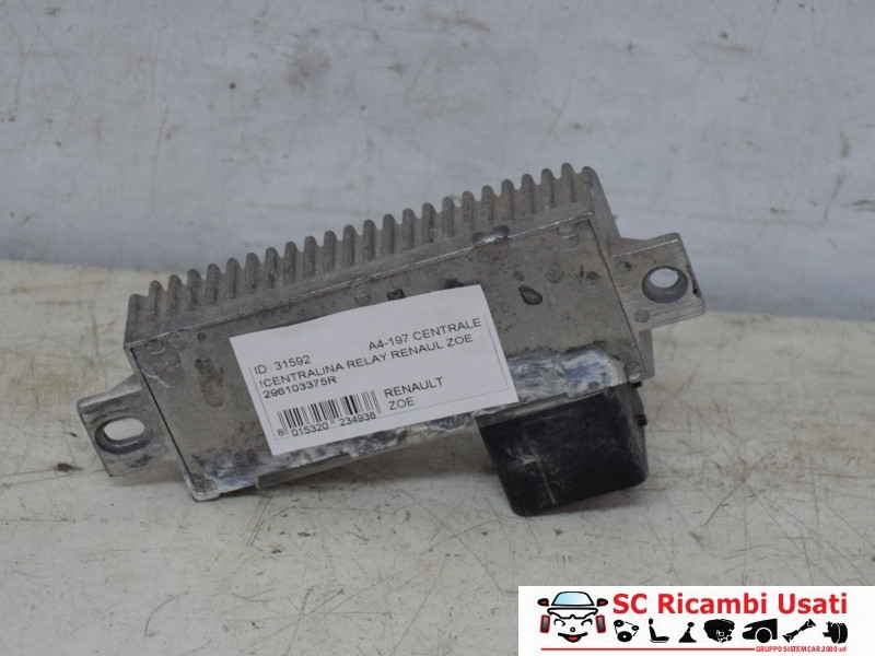 296103375R 296103375R CENTRALINA RELÈ RENAULT ZOE Serie elettrica