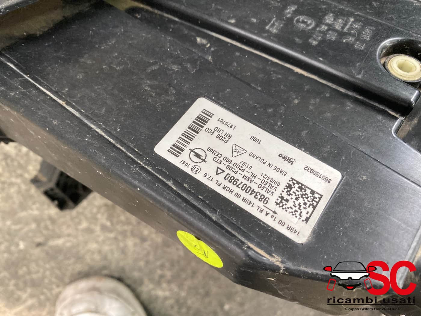 MUSATA COMPLETA + KIT RADIATORI + KIT AIRBAG OPEL Mokka Serie (20>)
