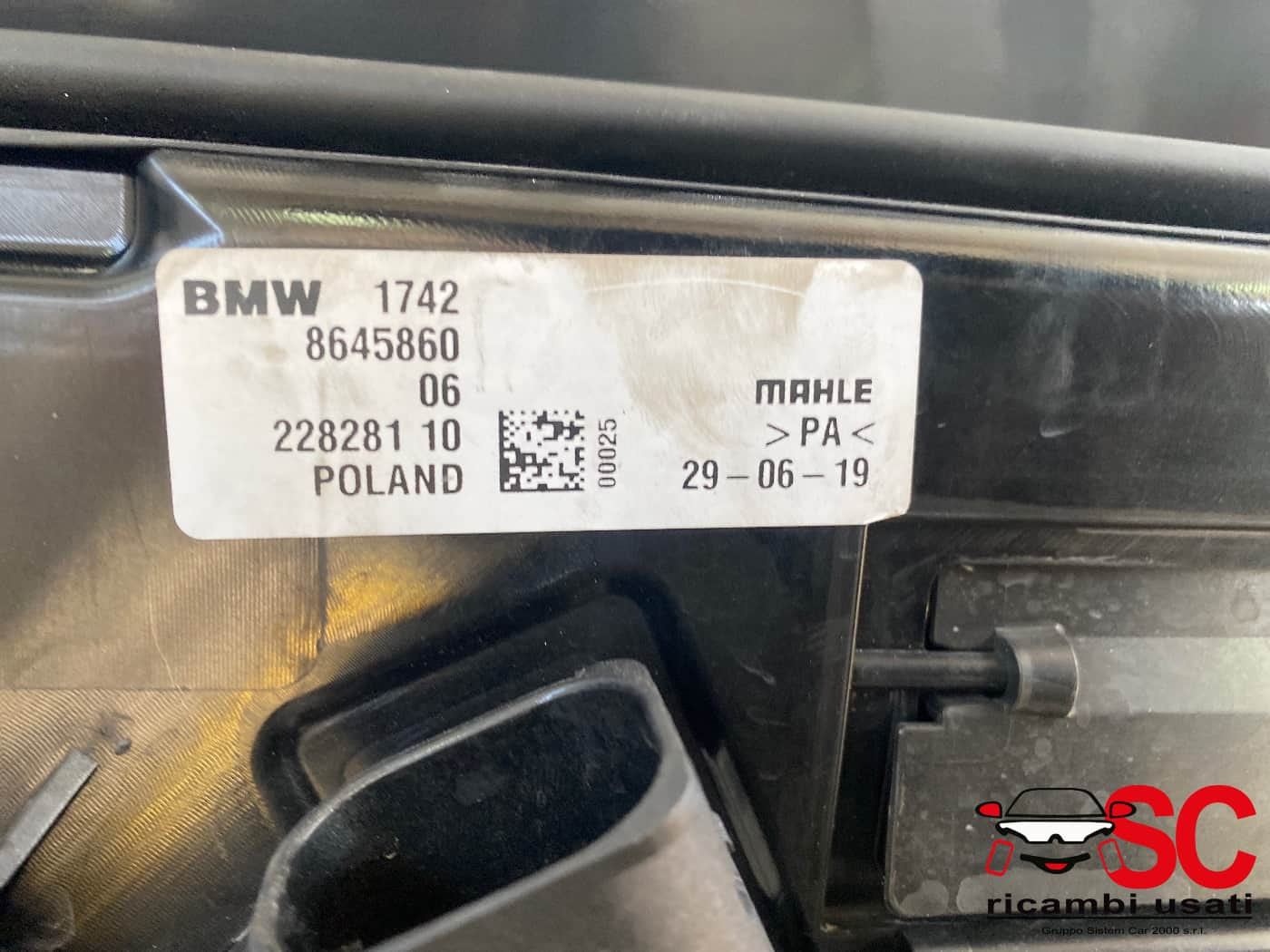 MUSATA COMPLETA + KIT RADIATORI + KIT AIRBAG BMW X1 Serie (F48) (15>)